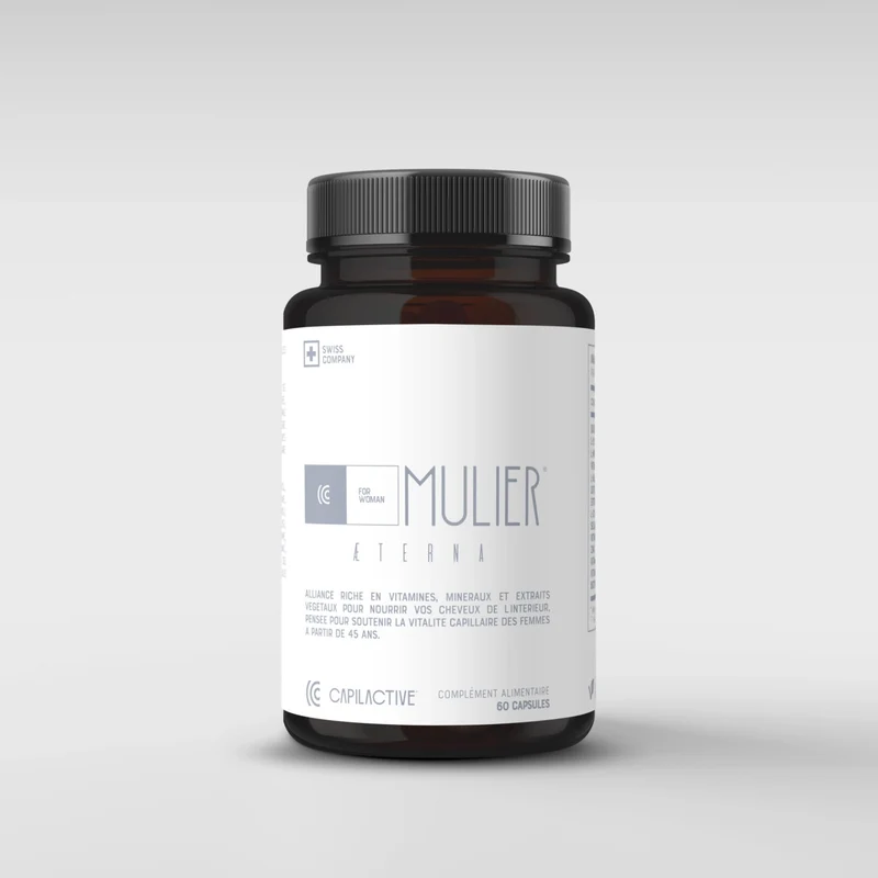 CapilActive MULIER Æterna : Anti-chute et Densité Cheveux Femme 45+ (Ménopause & Hormones)