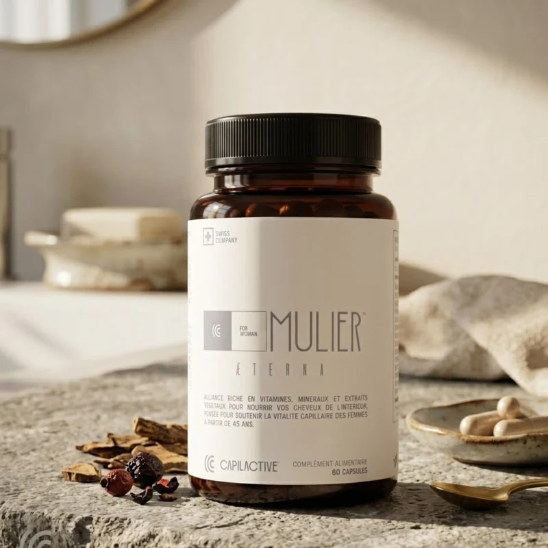 CapilActive MULIER Æterna : Anti-chute et Densité Cheveux Femme 45+ (Ménopause & Hormones)
