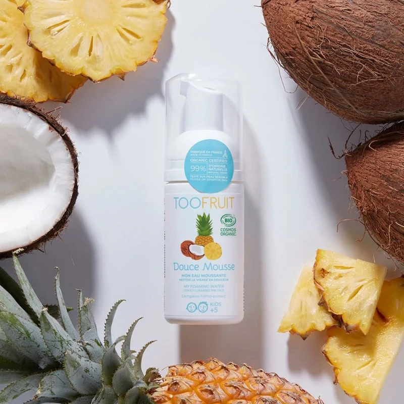 Mousse nettoyante visage enfant Douce Mousse Toofruit 100ml