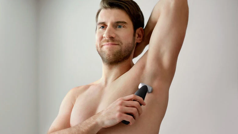Philips BODYGROOM Series 5000 Rasoio delicato Bodygroom utilizzabile sotto la doccia