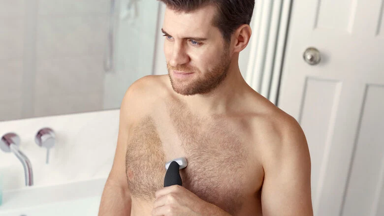 Philips BODYGROOM Series 5000 Rasoio delicato Bodygroom utilizzabile sotto la doccia