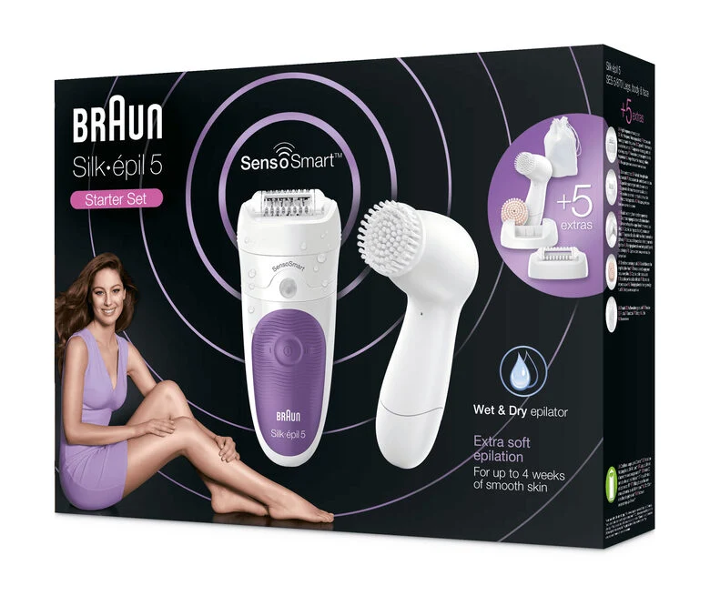 Braun Silk-épil 5 5/870 SensoSmart Epilatore Viola