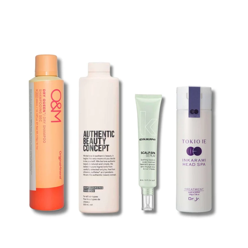 Routine cheveux gras
