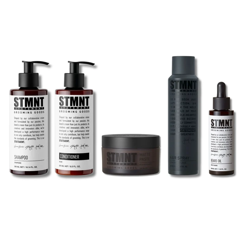 Routine homme avec barbe
