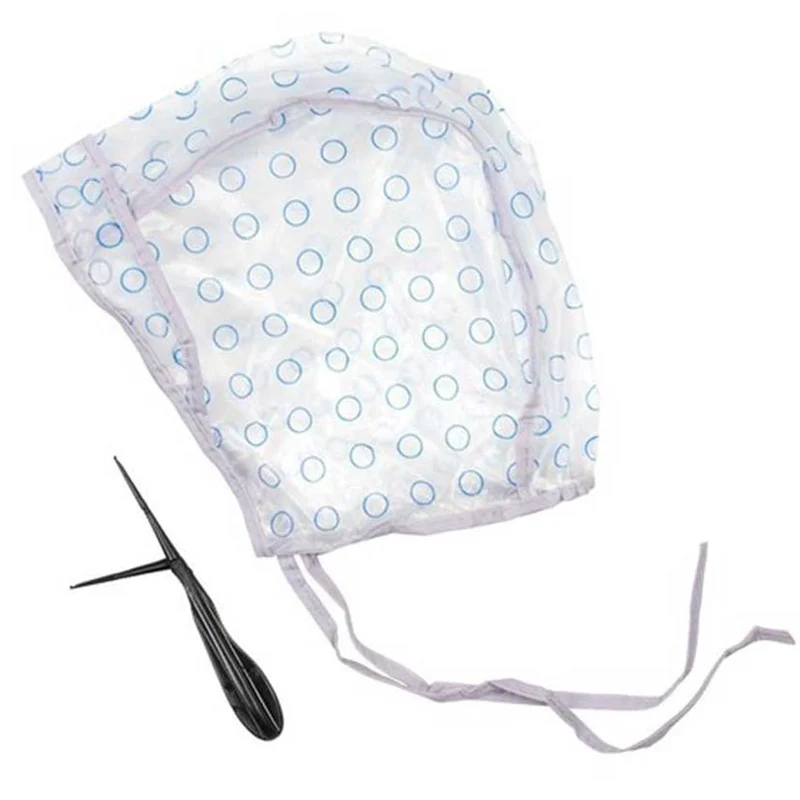 Disposable Streaking Cap & Hook 16Pc