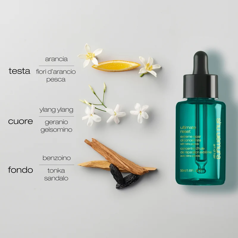 Shu Uemura Ultimate Reset Reset Oil 50ML – Olio per Capelli Danneggiati