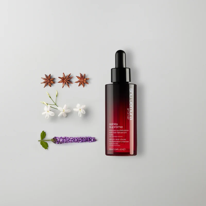 Shu Uemura Ashita Supreme Siero Anti Caduta 90ml per Capelli Devitalizzati e Cute Sensibile