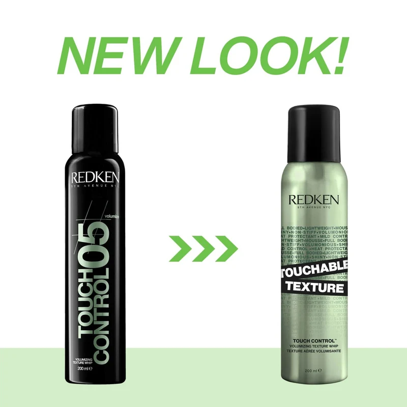 Redken Touchable Texture 200 ML – Mousse Volumizzante e Corporizzante Professionale