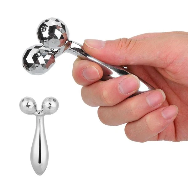 Massaggiatore facciale 3d massaggio su viso pelle stimola la circolazione