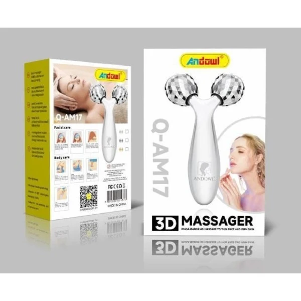Massaggiatore facciale 3d massaggio su viso pelle stimola la circolazione