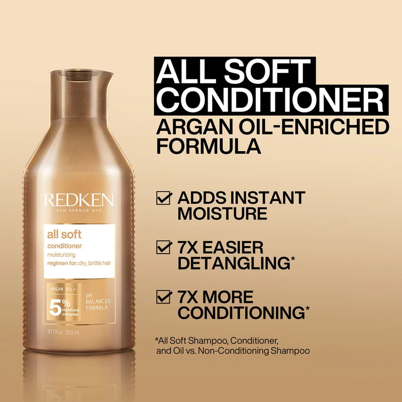 Redken All Soft Conditioner 10.1 oz