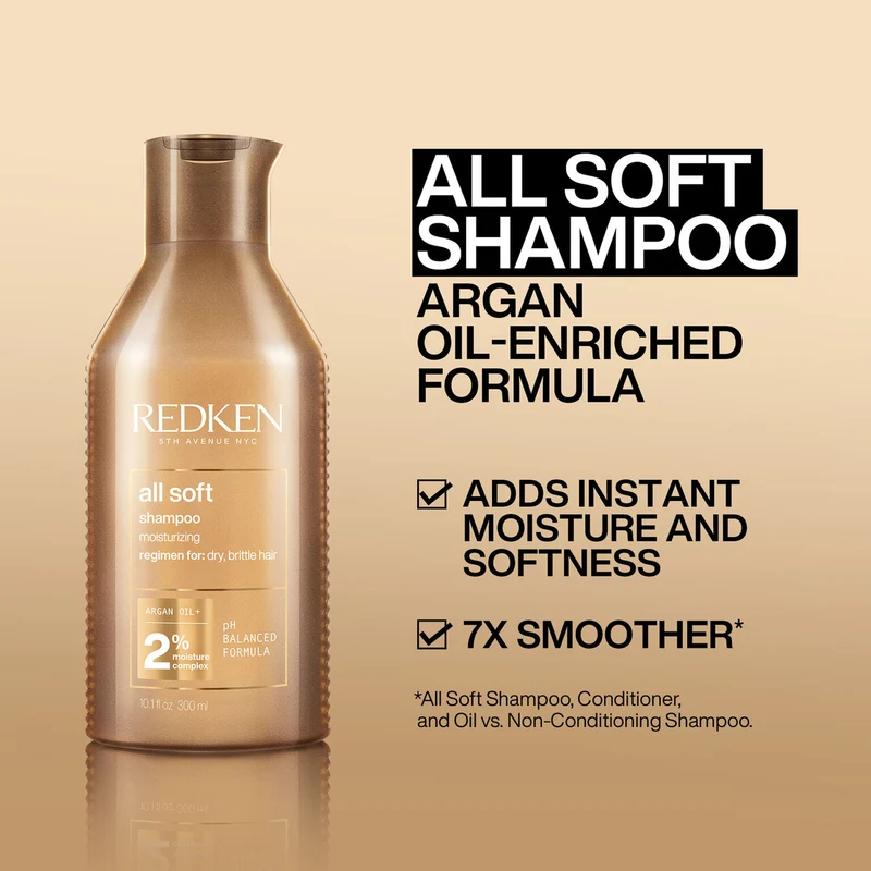 Redken All Soft Shampoo 10.1 oz