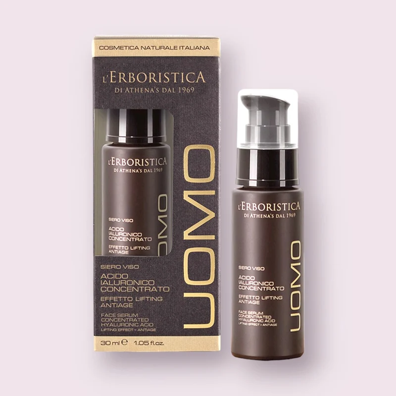 Uomo Siero Viso Acido Ialuronico Concentrato