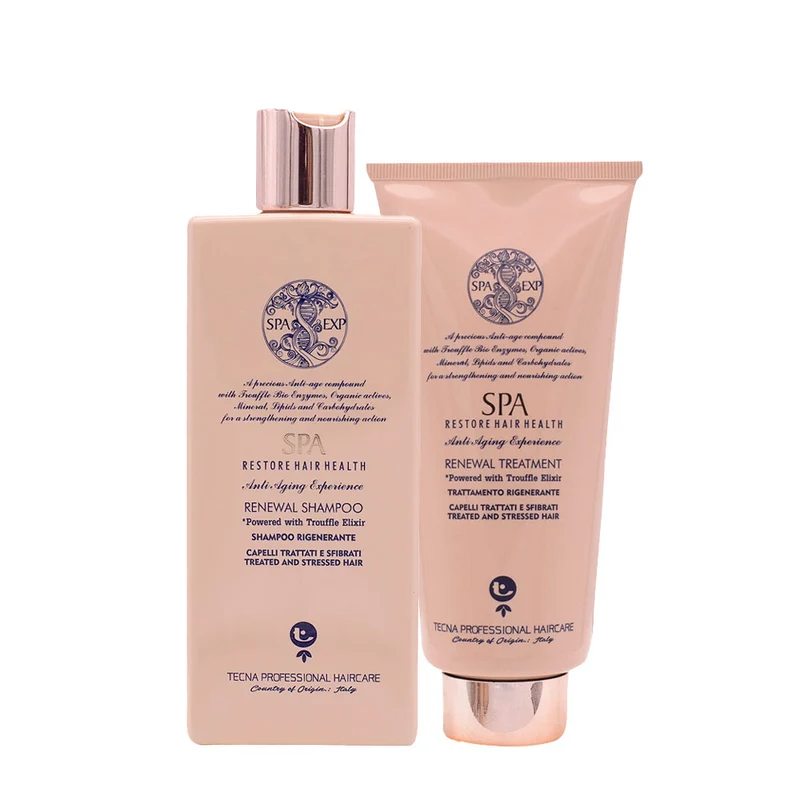 Tecna SPA Renewal Shampoo 250ml Treatment 200ml Zaino a Sacca