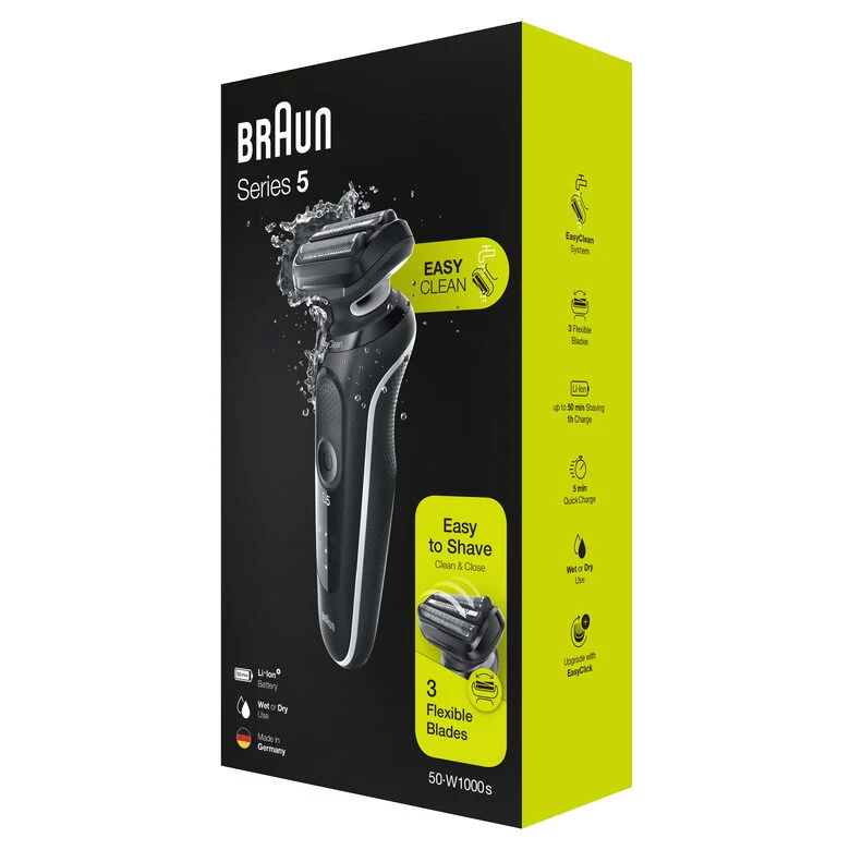 Braun Series 5 50-W1000s Rasoio Bianco