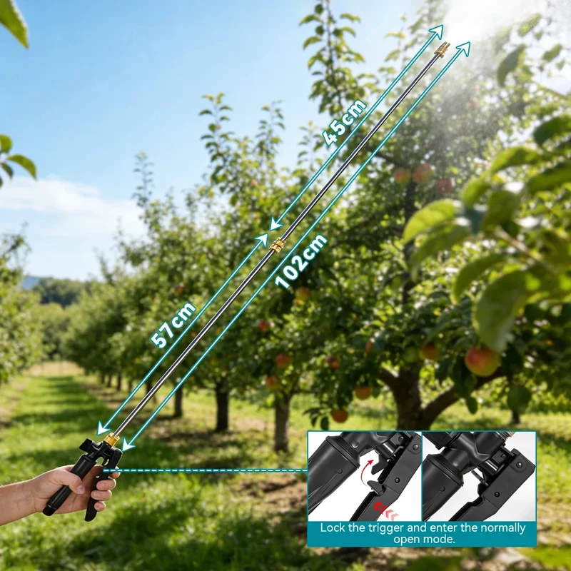 YOFIDRA Spruzzatore a Zaino Senza Fili 20L con 2 Batterie da 21V 3Ah per Irrigazione, Giardinaggio, Pulizia e Disinfezione
