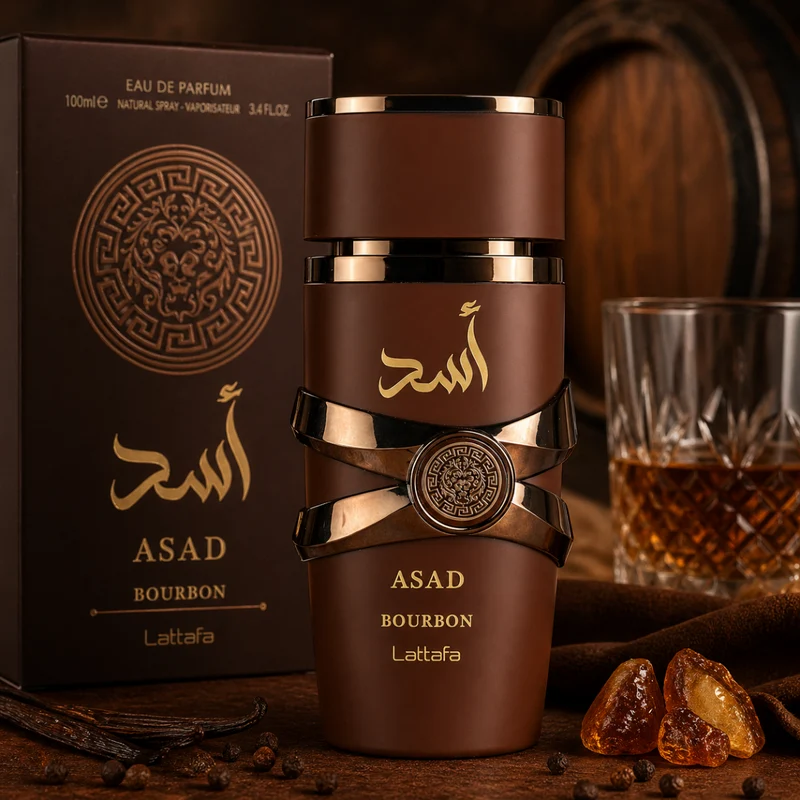 Lattafa Asad Bourbon Eau de Parfum 100ml – Profumo Uomo Intenso e Speziato
