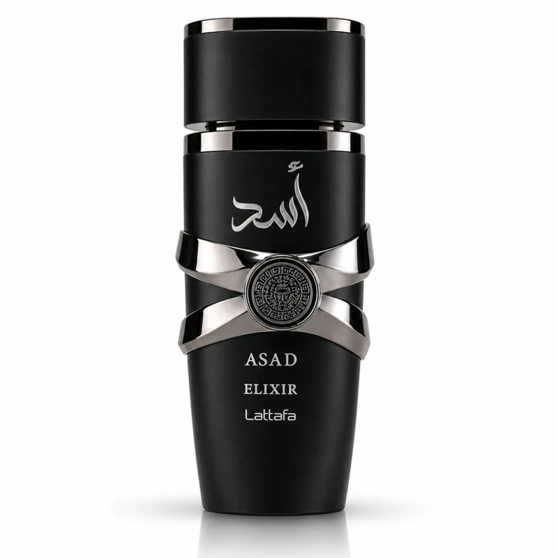 Lattafa Asad Elixir 100ml Eau de Parfum – Profumo Uomo Intenso Woody Spicy Oriental