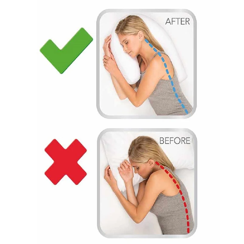 Side Sleeper Pro Air cuscino ergonomico sanitario con supporto per il collo