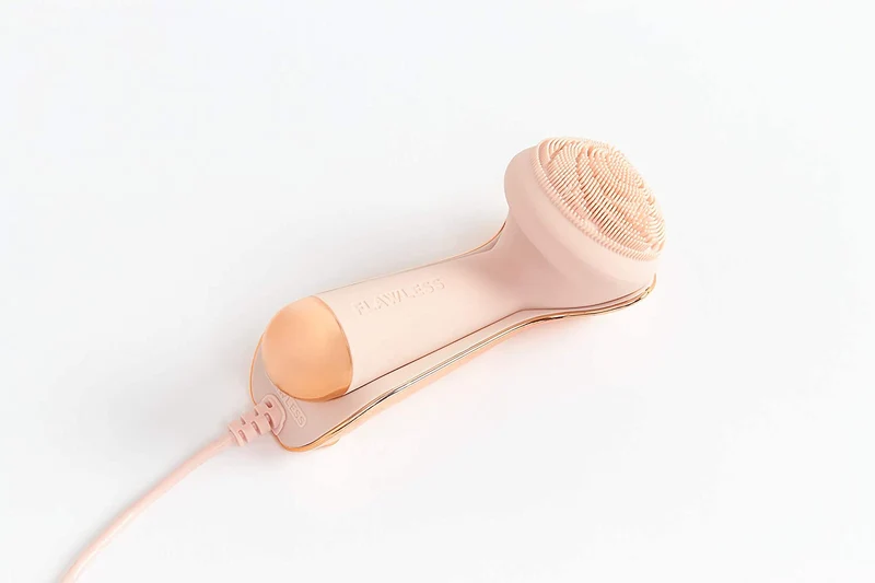 Flawless Cleanse Spazzola scrubber viso con testa il silicone
