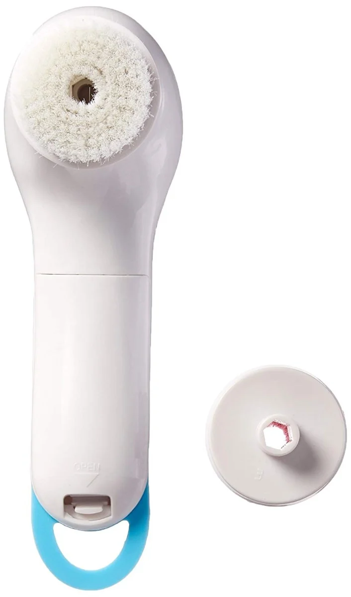 Spazzola Per Pulizia Viso 3 Funzioni 2 Ricambi Cura Faccia Spin Spa Brush Facial