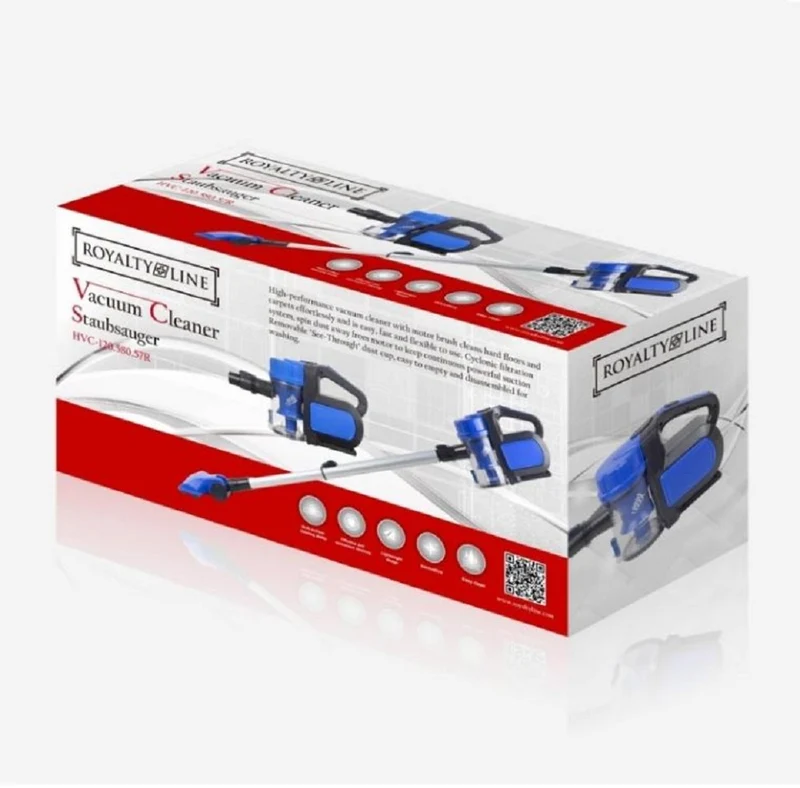 Aspirapolvere ciclonico 14.4v senza filo e sacchetto Royalty line