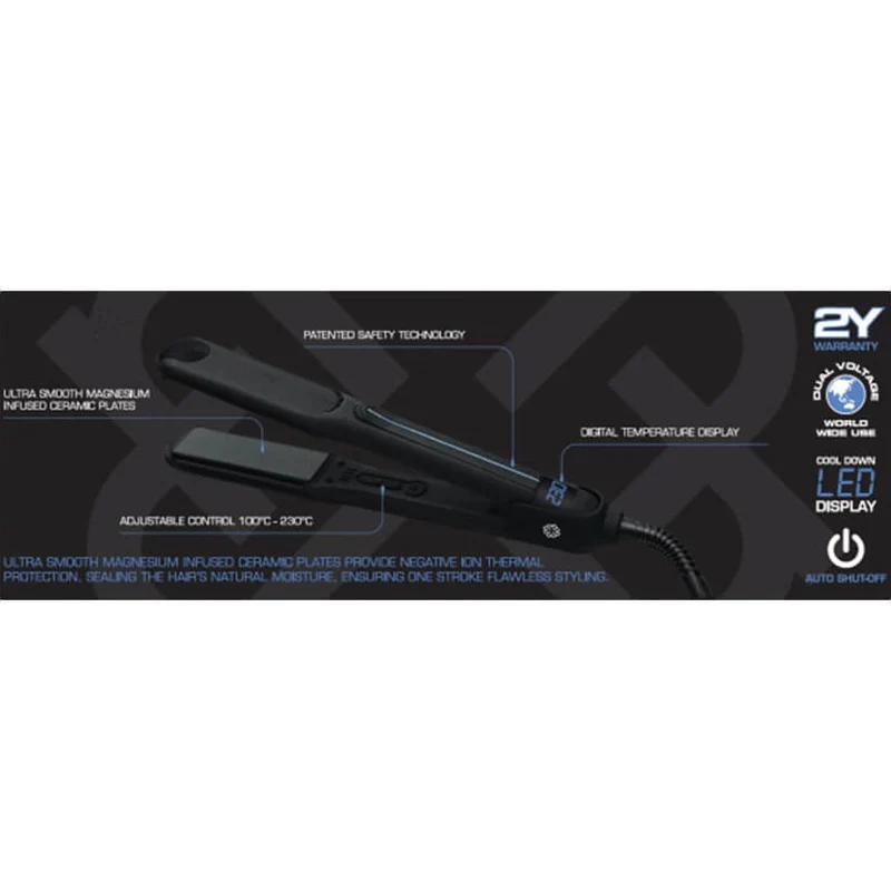 Magnesium Styling Iron Wide Plate