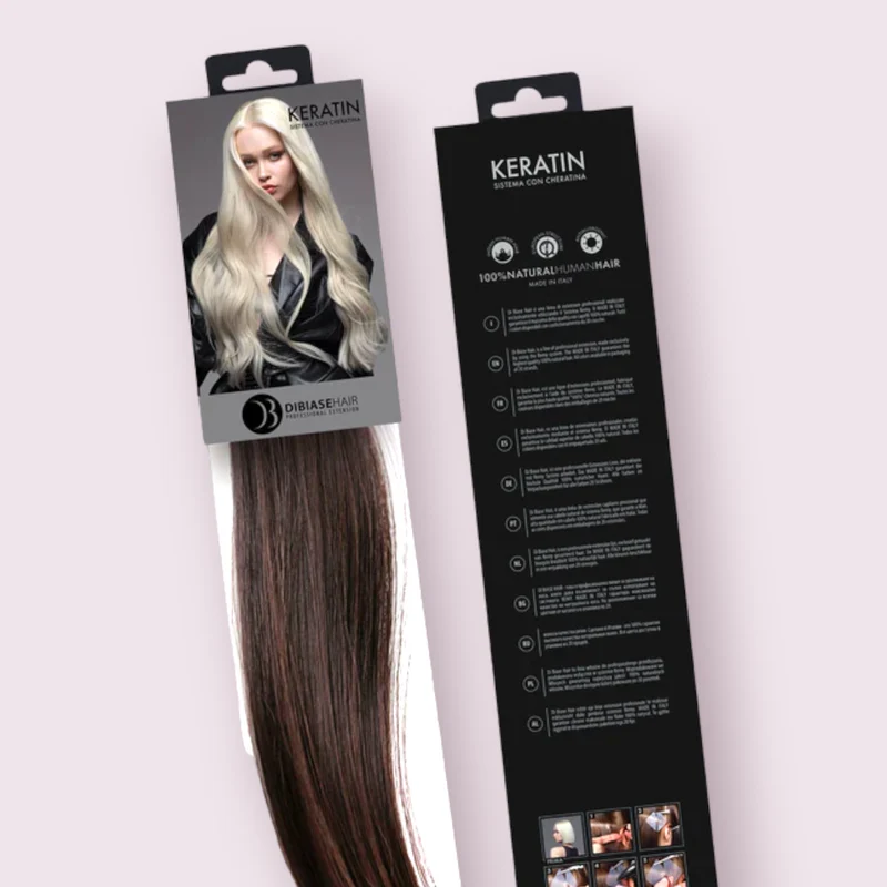 Ciocche Naturali 50Cm Con Cheratina 20Pz 1B