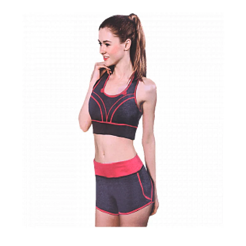 Copper Slimming Running & Yoga Fitness Con pantaloncini e Top taglia unica con tessuto super elastico confortabile