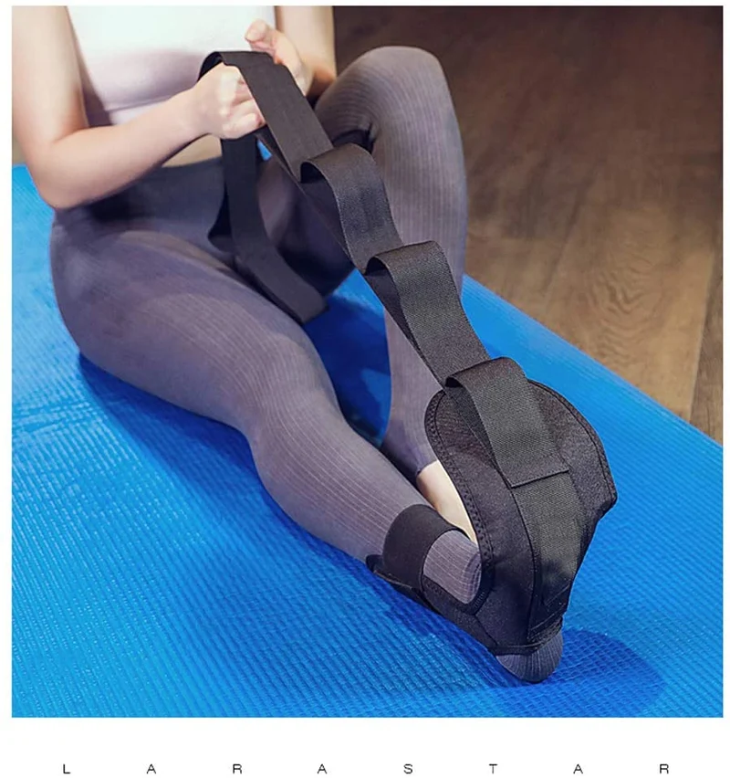 Cintura per allungamento dei legamenti da yoga cintura per allenamento per le gambe caviglia corretta cintura per esercizi e fisioterapia