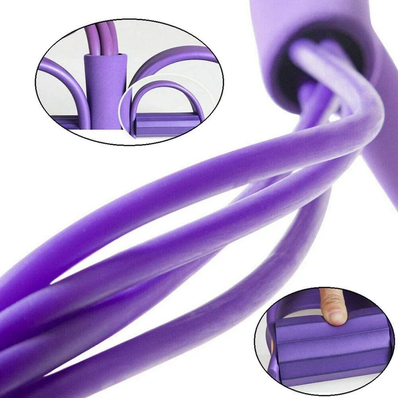 Fascia di Resistenza con Pedale, Banda Elastica Fitness, Banda Elastica Fitness con Pedale per Addome Vita Braccio Gambe, Sit-up, Yoga Stretching, Sports Resistenza Training