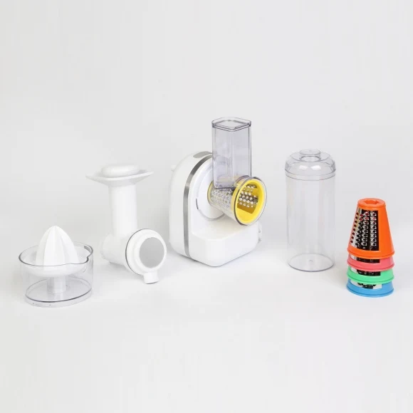robot da cucina multifunzione 4 in 1 - tritatore-grattugia-gelatiera e spremiagrumi