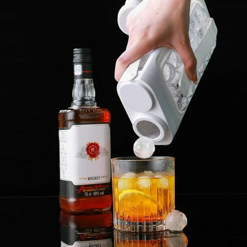 Ice ball maker stampo per sfere di ghiaccio contenitore multifunzione