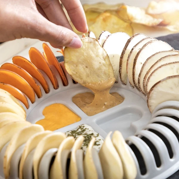 Patafacile Affetta Prepara E Cuoci Patate Al Microonde Senza Grassi Chips Light