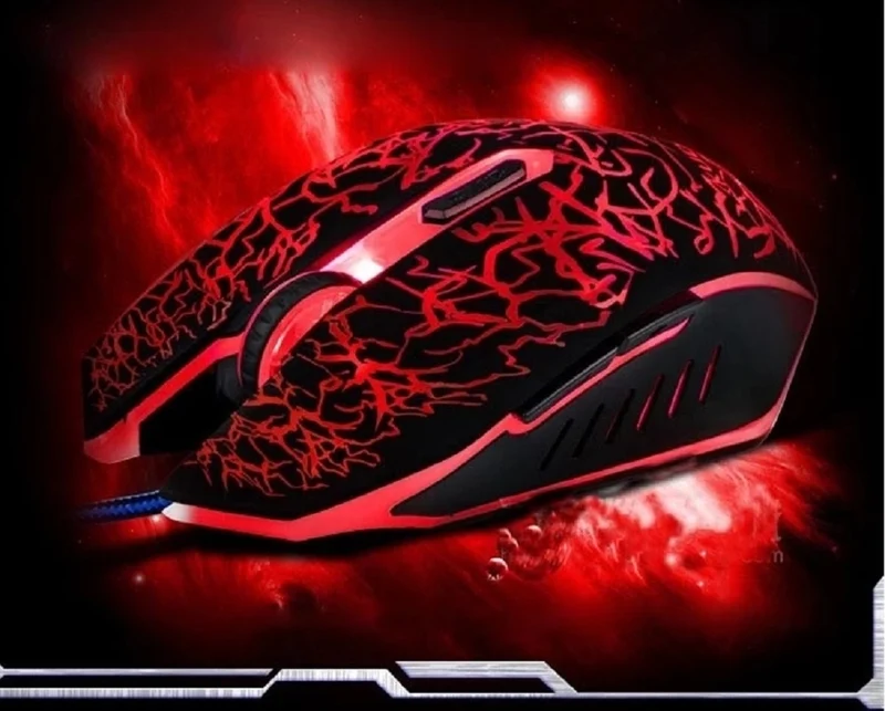 Mouse Gaming Aerbes AB-D329 Ottico Retroilluminato RGB Cavo USB 1200 DPI 7 colori LED