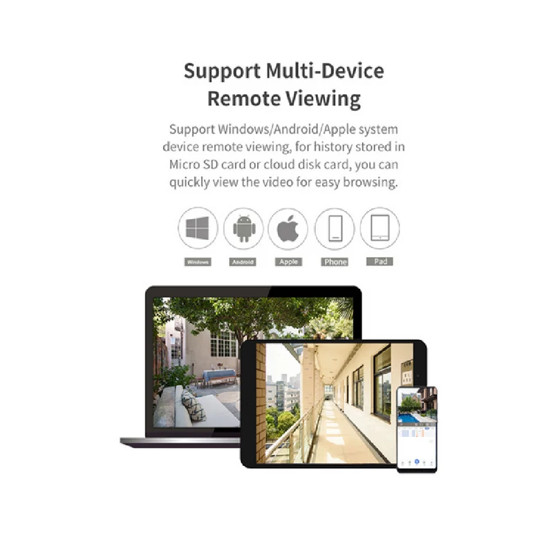 Telecamera ip WiFi esterno 2mp 1080 led sensore allarme luce faro ip66 camera sd