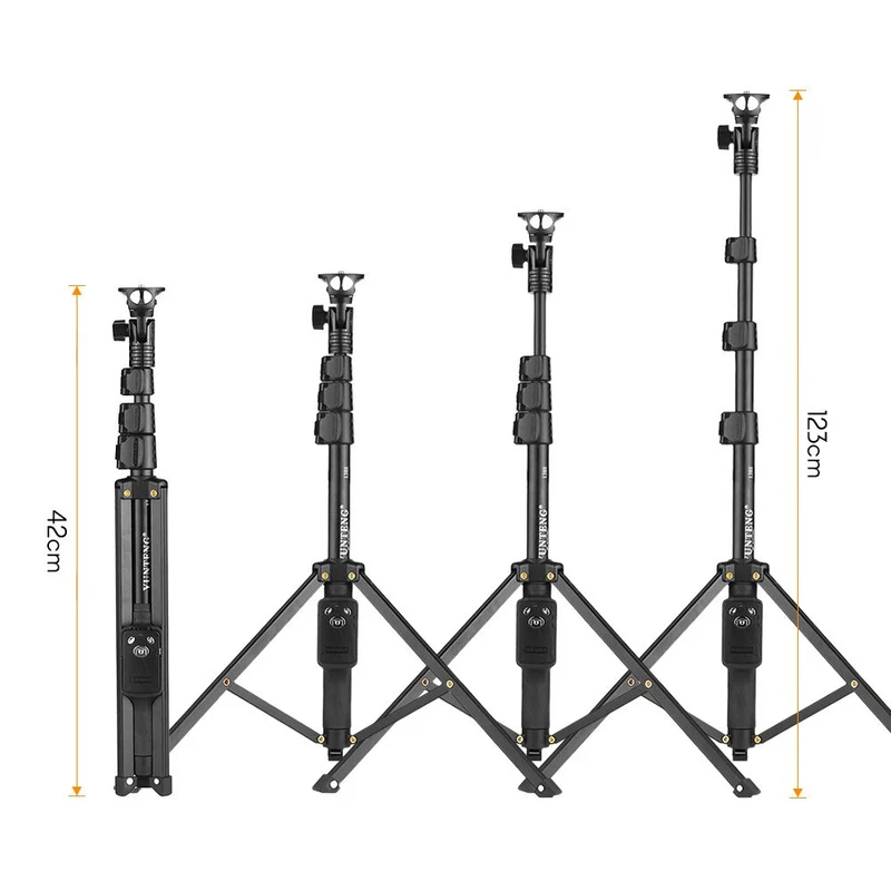 Treppiede Portatile selfie stick con Phone Holder telecomando bluetooth