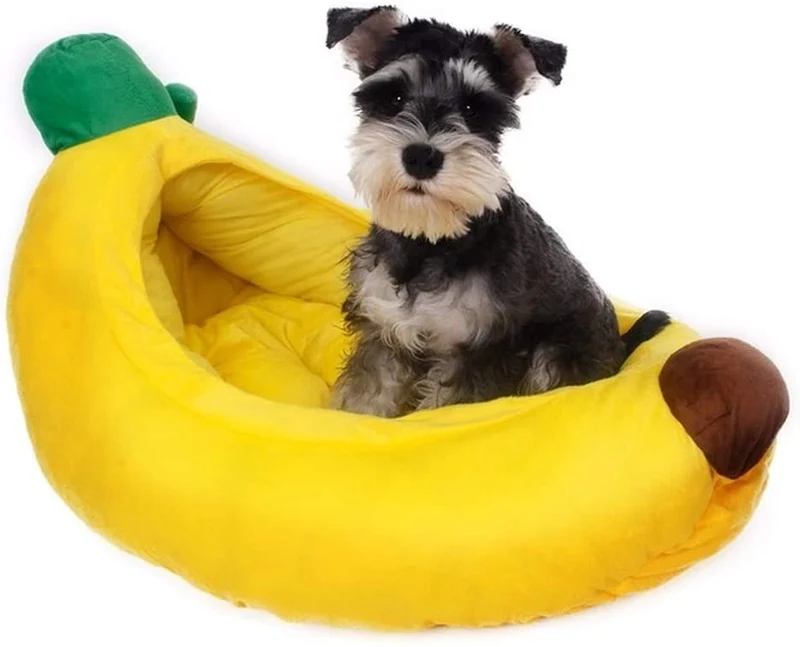 Cuccia per Cani a Forma di Banana, Morbida per cani e gatti