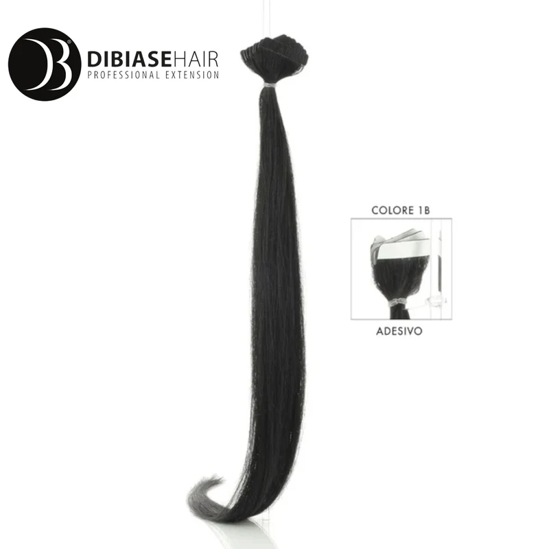 Ciocche Naturali Biadesive 50/55cm 10Pz 1B