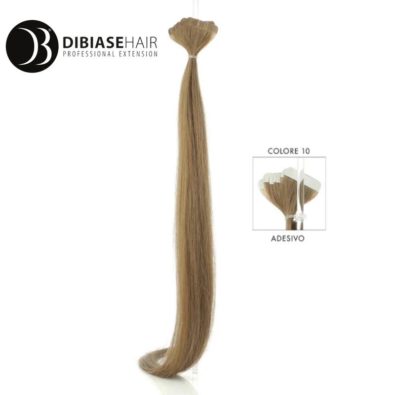 Ciocche Naturali Biadesive 50/55cm 10Pz 10