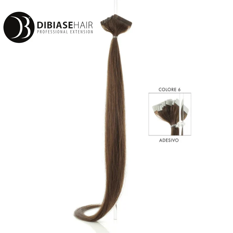 Ciocche Naturali Biadesive 50/55cm 10Pz 06