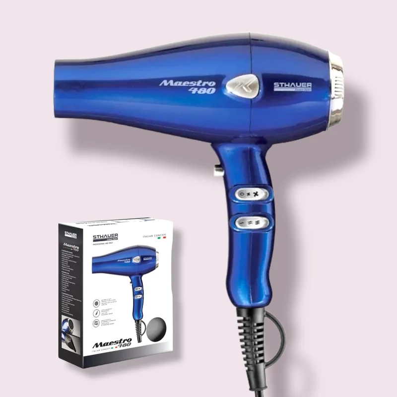 Asciugacapelli Maestro Blu Metallizzato 480 402.081