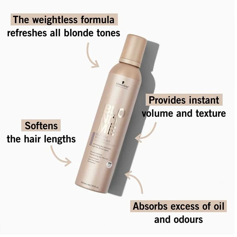 Blondme Blonde Wonder Dry Shampoo Foam 300ml