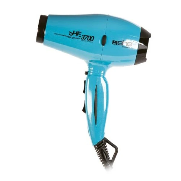 Asciugacapelli professionale compatto in ceramica e tormalina 3700 SHE