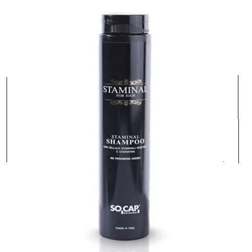 Shampoo con cellule staminali vegetali. Prodotto professionale. Socap Staminal