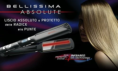 Piastra professionale capelli lisci Infrarossi Bellissima Absolute Imetec