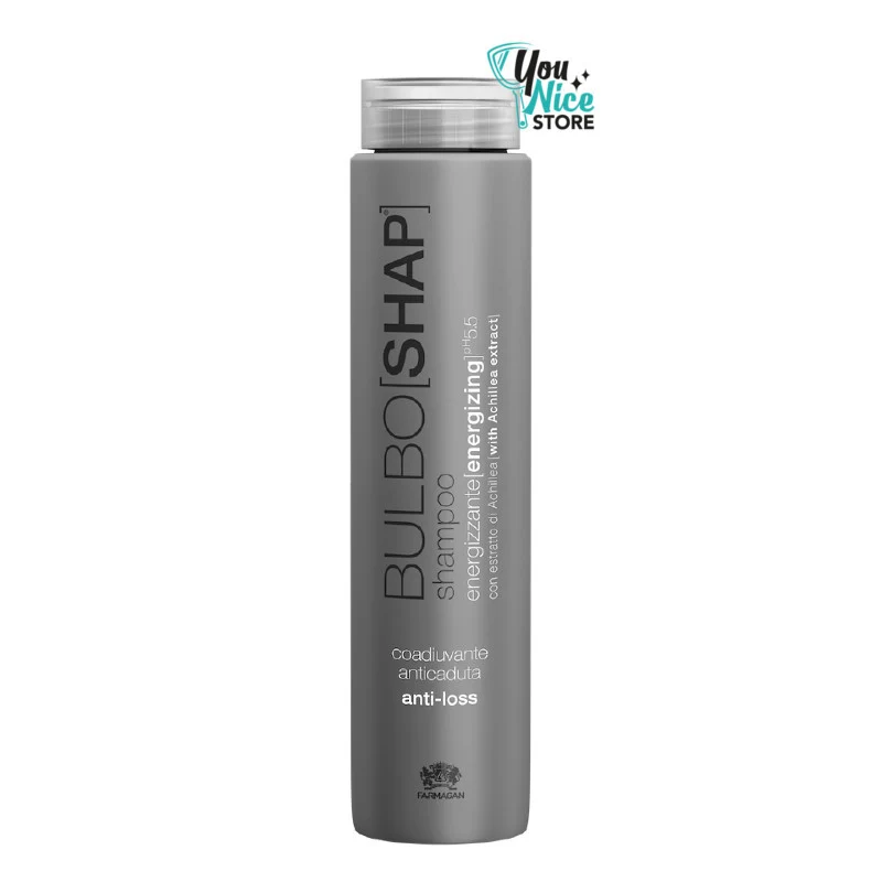 Shampoo Energizzante Coadiuvante Anticaduta. Farmagan Bulboshap