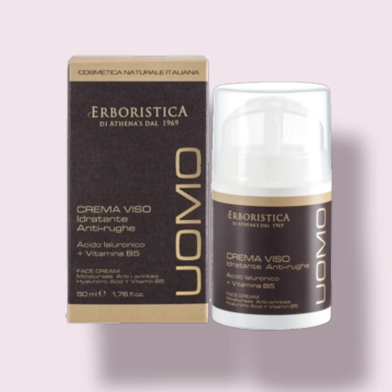 Uomo Crema Viso Idratante Anti-Rughe