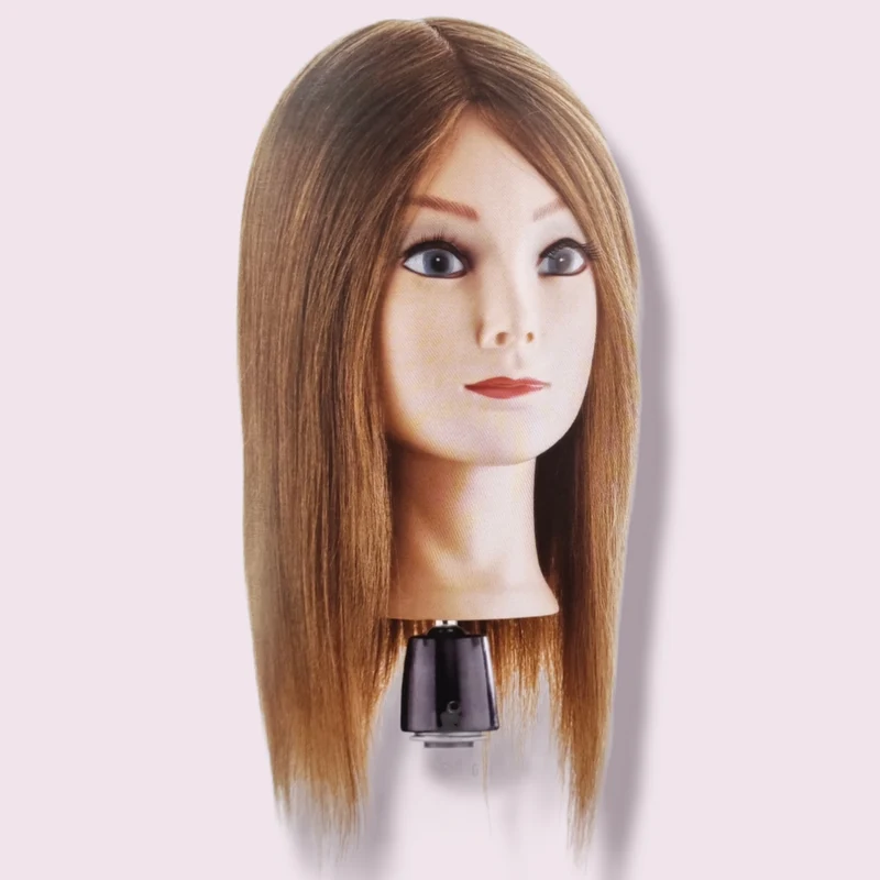 Testina Studio Capello 100% Naturale Col. 6 Medio/Lungo 35/40Cm 400.892