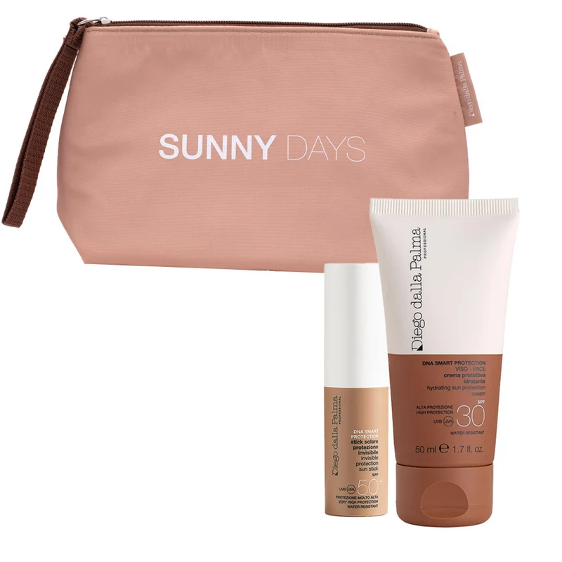 Diego dalla Palma Dna Smart Protection Invisible Protection Sun Stick SPF50+ 8gr Cream Spf30 50ml - Pochette OMAGGIO